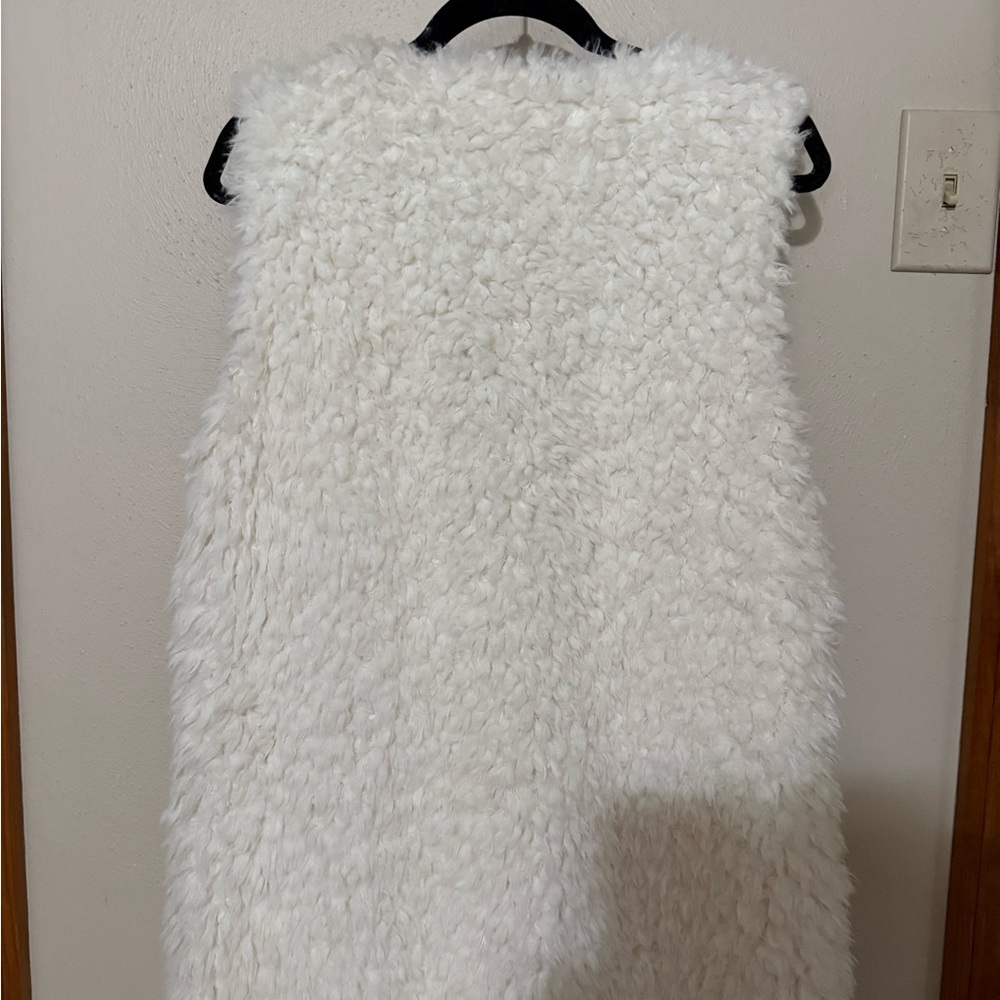 Ruby Rd. Cream Faux Fur Jacket - Picture 3 of 4